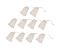 TOVINANNA 10pezzi Sacchetti Per Sapone Rete Per Naturale Sacchetti Esfolianti Per Massaggi e Conservazione Del Sapone Per Saponi Fatti Mano e Cosmetici