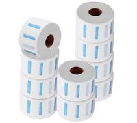 TOVINANNA 10rotoli Striscper Collo Parrucchiere Usa e Getta Di Carta Elastico Per Salone Protezione Caso Di Taglio e Colorazione Dei Comode e Adatte Tutti Collo