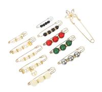 TOVINANNA 11 Pezzi Spille da Donna per Abiti Perle Artificiali, Clip per Stringere la Vita in Lega, Adatte per Party e Uso Quotidiano, Stile Elegante e Moderno Stili multipli