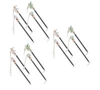 TOVINANNA 12 Pcs Cinese Retro Dei Bastoni Dei Del Fiore Cinese Perni Di Cinese Accessori Per Intrattenimento Musiche E Canzoni Accessori Per
