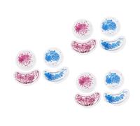 TOVINANNA 12 Pz Cuscinetti di ghiaccio in gel eye patch eye mask spugna da bagno per pelli sensibili maschere per gli occhi idratanti cuscinetti oculari in gel cerotti in gel per gli occhi