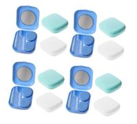 TOVINANNA 12sets Contenitori Per Lenti Contatto Scatole Cosmetiche Pratiche Da Viaggio Leggere e Compatte Per Uso Quotidiano e Outdoor