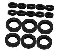 TOVINANNA 16pezzi Copriruote in Silicone per Valigie Protezioni Morbide e Silenziose per Ruote di Trolley Accessori da Viaggio Pack