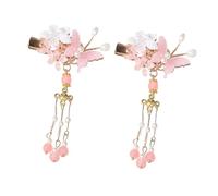 TOVINANNA 1paio Elegante Fermaglio Per Tema Cinese Con Nappa Forma Di Farfalla Clip Decorative Accessori Per Femminili Di Stile Tradizionale