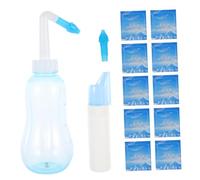 TOVINANNA 1set Bottiglie Per Lavaggio Nasale Portatile Bustine Flacone Spray Pulizia Per Naso e Facile Da Utilizzare e Riutilizzabile