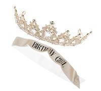 TOVINANNA 1set Compleanno Con Sash Per Compleanno Accessori Per Celebrare Giornata