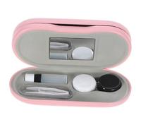 TOVINANNA 1set Custodia Per Occhiali e Lenti Contatto Multiuso Pu e Doppio Accessori Da Viaggio Pratici Per Occhiali e Lenti Colori e Per Famiglia e Amici