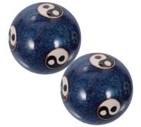 TOVINANNA 1set Palline Da Massaggio Cinesi Smalto Palline Baoding Per Esercizio e Rilassamento Massaggio Per e Terapia Antistress Con Design Tradizionale Per Migliorare La Destrezza e La
