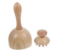 TOVINANNA 1set Strumenti Per Massaggio Legno Massaggiatore Manuale Per Rilassamento Muscolare e Terapia Del Punto Di Pressione Design Unico e Pratico Ottimo Per Regali Partner e Amici