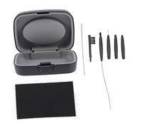 TOVINANNA 1set Strumenti Per Pulizia Orecchie Con Custodia Spazzola Per Pulizia Leggera e Portatile Manico Antiscivolo Per Auricolari e Altri Accessori Materiale Di Qualità Superiore