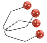 TOVINANNA 2 Paia Addestratore Di Fossette Creatore Dispositivo Facciale Personal Trainer Per Il Viso Più Magro Allenatore Del Viso Modellatore Del Viso Creatori Di Fossette Strano Lega Rosso