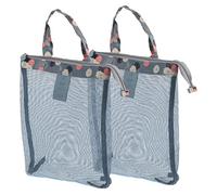 TOVINANNA 2 pezzi Borse Cosmetiche Rete Borse per Toiletta Rete per Costumi Bagno e Accessori Design Leggero e Traspirante Facile Trasportare e Utilizzare