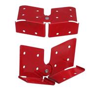 TOVINANNA 2 pezzi Cerniera per Scala in Lega di Alluminio Spesso Rinforzata Supporto Pieghevole Stabile per Scale Multifunzione Domestiche Lavoro Kit per Riparazione e Sostituzione