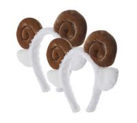 TOVINANNA 2 Pezzi Fascia ad artiglio corno per gruppo musicale Cosplay orecchio copricapo di orecchie di pecora fascia da donna copricapo animale copricapo di agnello Peluche Caffè