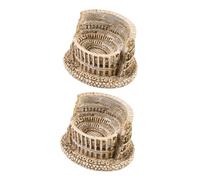 TOVINANNA 2 Pezzi in Resina Miniatura Decorazione Compatta per Bonsai Paesaggi con Sabbia e Acquari Ornamento Dettagliato e Realistico Antica Roma