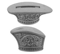 TOVINANNA 2 pezzi Kit Rinforzi per Manico Coltelli Fai da Te Proteggi Dita in Fusione per Lama Accessori Stabili e Sicuri per Realizzazione Coltelli Personalizzati