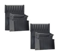 TOVINANNA 2 Pezzi Pettine Regolatore con Denti e Design Ergonomico in Abs per Nero per Tagliacapelli Protezione per Chioma Spezzata e Barba, per Salone e Uso Domestico