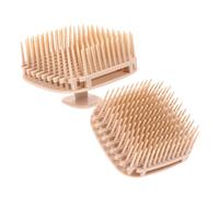 TOVINANNA 2 Pezzi Spazzola per Shampoo Massaggiatore per Capelluto Design Ergonomico per Massaggio Rilassante Doccia e Fitness Strumento per Dei