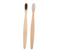TOVINANNA 2 Pezzi Spazzolino Da Denti In Bambù Eco Vegan Super Soft Spazzolini Da Denti Per La Pulizia Degli Adulti Spazzolino Da Denti A Forma Di Spazzolino Da Denti Per Adulti Spazzolino