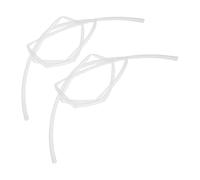 TOVINANNA 2 Pezzi Tubo Termorestringente Trasparente 5 Mm per Estremità Lacci Scarpe, Accessori Riparazione Punte Lacci Felpa e Scarpe da Ginnastica, Terminali Protettivi Fai da Te