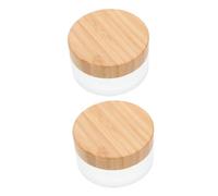 TOVINANNA 2 Pezzi Vasetti Per Crema Da Trucco Piccoli Barattoli in Flacone Per La Conservazione Della Della Pelle A Tenuta Stagna Coperchio 100 Ml Adatto Ai Viaggi