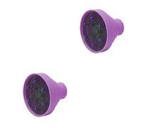 TOVINANNA 2 Pz diffusore asciugacapelli pieghevole diffusori per ricci diffusore per da viaggio diffusore per phon Diffusore per asciugacapelli Viola,porpora