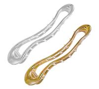TOVINANNA 2 Pz fermacapelli barrette fibbie metallo hair bow hair jewelry strass per molletta spray clip porta coda di cavallo a banana fermaglio per coda di cavallo lega