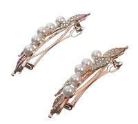 TOVINANNA 2 Pz Forcina Ad Arco Fiocchi Per Fermagli Per Anelli Per Sciarpa Da Donna a Molletta Forcine Per Coda Di Cavallo Forcina Per Incantesimi Strass