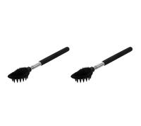 TOVINANNA 2 Pz Spazzola Per La Pulizia Massaggio Magnete Massaggiatori Per i Piedi Mano Palmare Dispositivo Per Prurito Alla Schiena Grattaschiena Portatile Black Gel Di Silice
