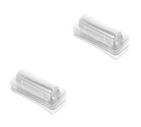 TOVINANNA 2 Set Portacarte Portatessere Portatessera Portamonete Marsupio Portasoldi Borsa Adesivo Labbro Gel Porta Soldi A Cupola in Plastica Porta Lucidalabbra Transparent 30 Pezzi * 2