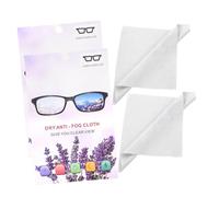 TOVINANNA 2 Set Salviettine Per Occhiali Salviette Per Lenti Della Fotocamera Panno Per La Pulizia Degli Specchi Screen Cleaner Pulitore Bicchieri Salviette Pulite Per Occhiali 2 Pezzi * 2