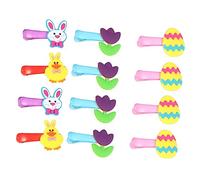 TOVINANNA 20 Fermagli Per Bobby A Forma Di Coniglietto Pasquale Con Design A Cartoni Animati Per Bambini Accessori Per Bomboniere Per Ragazze Modelli Casuali