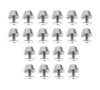 TOVINANNA 20 Pezzi Borchie per Borse in Lega di Zinco Argento, Kit Completo per Fai-da-Te, Adatte a Purse e Handbag, e Antiscivolo per Protezione Borse