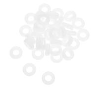 TOVINANNA 20paia Anello Antiscivolo Silicone Per Occhiali Da Comfort e Stabilità Per Ragazzo Ragazza e Adulti Colore Bianco Semitrasparente Adatto Tutti Tipi Di Occhiali e Sole