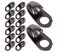 TOVINANNA 20pezzi Ganci per Lacci Scarpe in Lega Kit di Riparazione Rivetti Occhielli per Scarponi da Trekking Accessori per Lacci e Fibbie per Uso Esterno