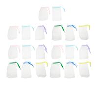 TOVINANNA 20pezzi Sacchetti Per Sapone Esfolianti Rete Da Sacchetti Per Sapone Naturale Per Saponi Fatti Mano e Cosmetici Materiale Pe Morbido e Resistente Colori Variati