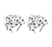 TOVINANNA 2Pcs Francese Mezzo Cappello Fascia Panno Fascia Accessorio Dei Fasce Per La Testa Testa Bandana Toppers Accessori Per Per Le Ragazze Mezzo Berretto Fascia