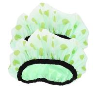 TOVINANNA 2pezzi Cappello Da Doccia Per Donne Design Cuori e Riutilizzabile Protezione Per Lunghi Durante Bagno e Cucina