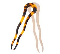 TOVINANNA 2pezzi Forcine u Per Chignon Eleganti Accessori Per Acetato Per Acconciature Alla Francese Facili Da Usare e Comodi Per Lunghe Chiome