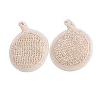 TOVINANNA 2pezzi Luffa Naturale Da Bagno Luffa Riutilizzabile Esfoliante Da Bagno Doccia Materiale Sulla Resistente e Non Soggetto Invecchiamento e Rottura Per Esfoliare e Detergere