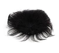 TOVINANNA 2pezzi Parrucchino Uomo Veri Topper Naturale Per Sostituzione Taglio Naturale Comodo e Traspirante Facile Da Applicare Adatto Tutte Le Forme Del Viso Design Elegante e Pratico Per