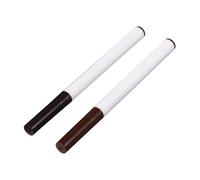 TOVINANNA 2pezzi Penna Per Sopracciglia Quattro Testine e Resistente Set e Marrone Per Aspetto Naturale e Duraturo Per Principianti e Professionisti