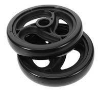 TOVINANNA 2pezzi Ruote per Carrello della Spesa di Ricambio Accessori per Carrelli Design Agevole Colore Elegante Installazione Rapida senza Attrezzi Guida Silenziosa e Stabile