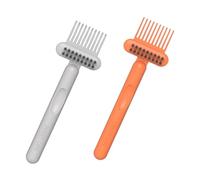 TOVINANNA 2pezzi Spazzola per Pulizia dei Capelli e Pettini Kit di Strumenti Pervaggio e Manutenzione Compatto e Resistente
