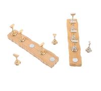 TOVINANNA 2pezzi Supporto per Nail Art da Supporto per Unghie Finte Applicabile Pressione Strumenti per Manicure Base per Pratica Nail Art Espositore per Unghie in Design Moderno