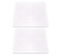 TOVINANNA 2pezzi Tavole Acriliche per Argilla con Angoli Arrotondati Piatto Pressa Resistente e Facile da Pulire per Modellazione Clay DIY Scultura e Ceramica per Scuole e Uso Domestico