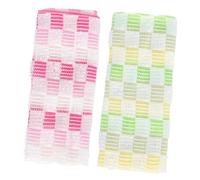 TOVINANNA 2pezzi Teli Doccia Rete Lunga Di Asciugamani Per Bagno Esfolianti Materiale Morbido e Resistente Accessori Professionali Per La Del Corpo Colori