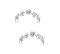 TOVINANNA 2pezzi Ti Presento Un Titolo Per Tuo Prodotto Che Rispetta Tutti Requisiti Indicati Sposa Strass Accessorio Elegante Per Matrimonio Leggera Per Cerimonie e Feste
