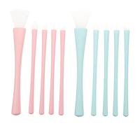 TOVINANNA 2sets Applicatori Per Trucco Silicone Pennelli Per Eyeliner Applicatori Per Lip Gloss e Rossetto Strumenti Multifunzionali Per Trucco e Della Colori