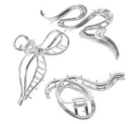 TOVINANNA 3 Fermagli Per in Metallo Di Grandi Dimensioni Accessori Per Da Donna Fermagli Per in Metallo Per Spessi Fermagli Per Jumbo Mollette Per Perfetto Per Donne E Ragazze